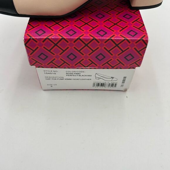Women’s Tory  Burch cap toe pump 45 millimeter heel size 6 US - Picture 8 of 9